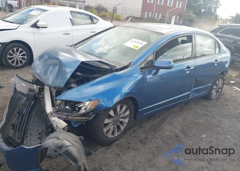 2009 Honda Civic Ex z USA, uszkodzony, nr VIN 2HGFA16809H504441